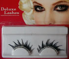 Deluxe Eye Lashes - Black, Black and Silver or with Rhinestones